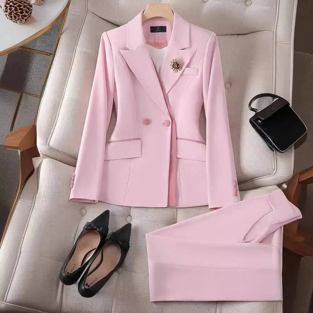 Women Formal Wear For Interview - Setelan Celana Kerja Wanita Formal Elegan