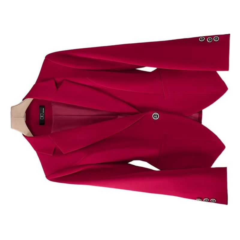 Women Formal Wear Black And White - Blazer Formal Wanita Fashion Wanita Merah