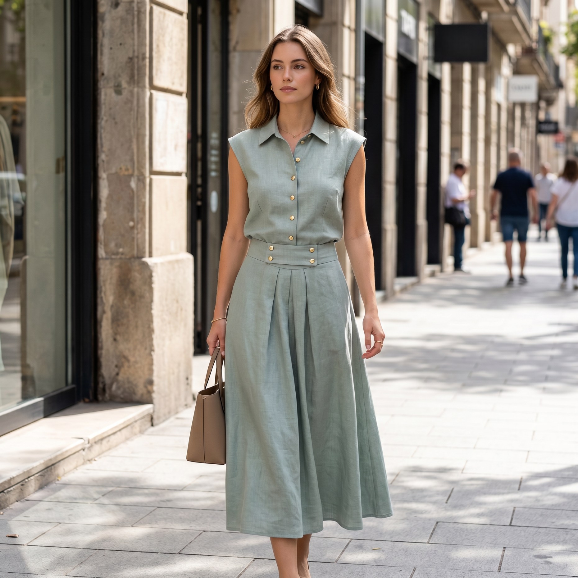 Women Formal Blouses For Evening Wear - Rok Fashion Wanita Pinggang Tinggi Midi