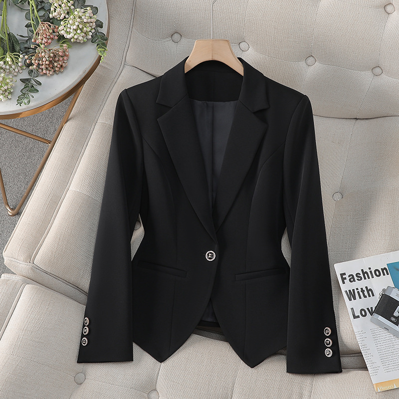 Blazer Formal Wanita Fashion W - Women Formal Wear Black And White ulasan dan harga