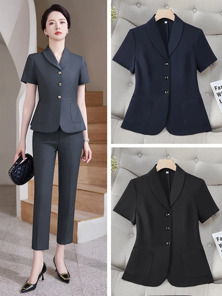 Pop 2024 Musim Panas Formal Ga - Women Formal Wear For Interview ulasan dan harga