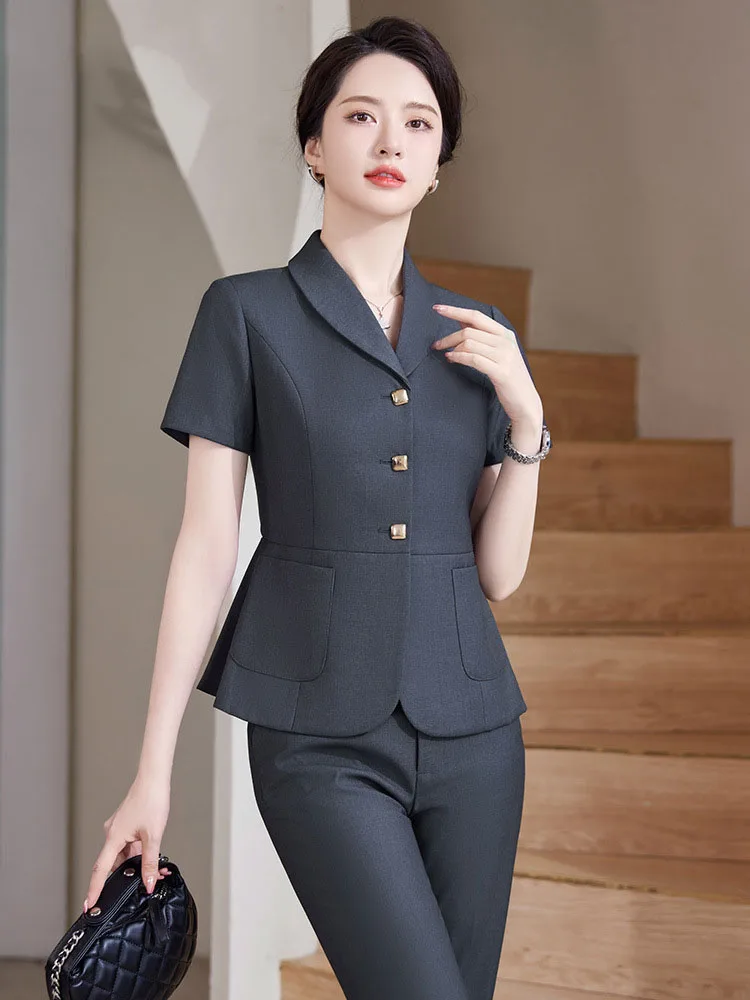 Pop 2024 Musim Panas Formal Ga - Women Formal Wear For Interview ulasan dan harga