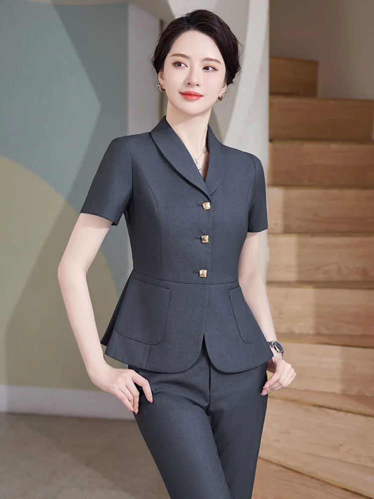 Pop 2024 Musim Panas Formal Ga - Women Formal Wear For Interview ulasan dan harga