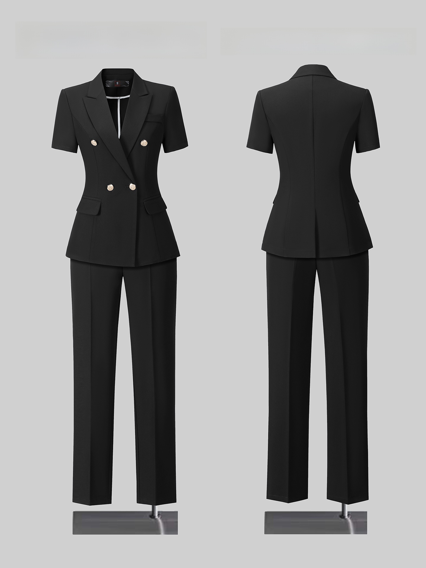 Setelan Jas Profesional Hitam  - Women Formal Wear For Interview ulasan dan harga