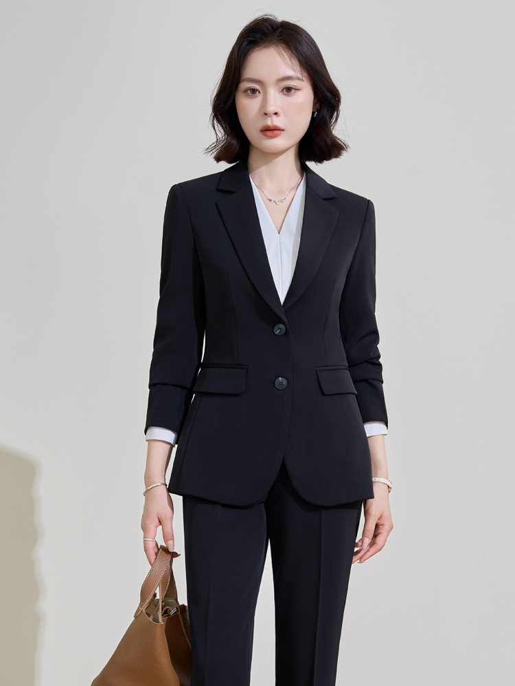 Setelan profesional warna biru - Women Formal Wear For Interview ulasan dan harga