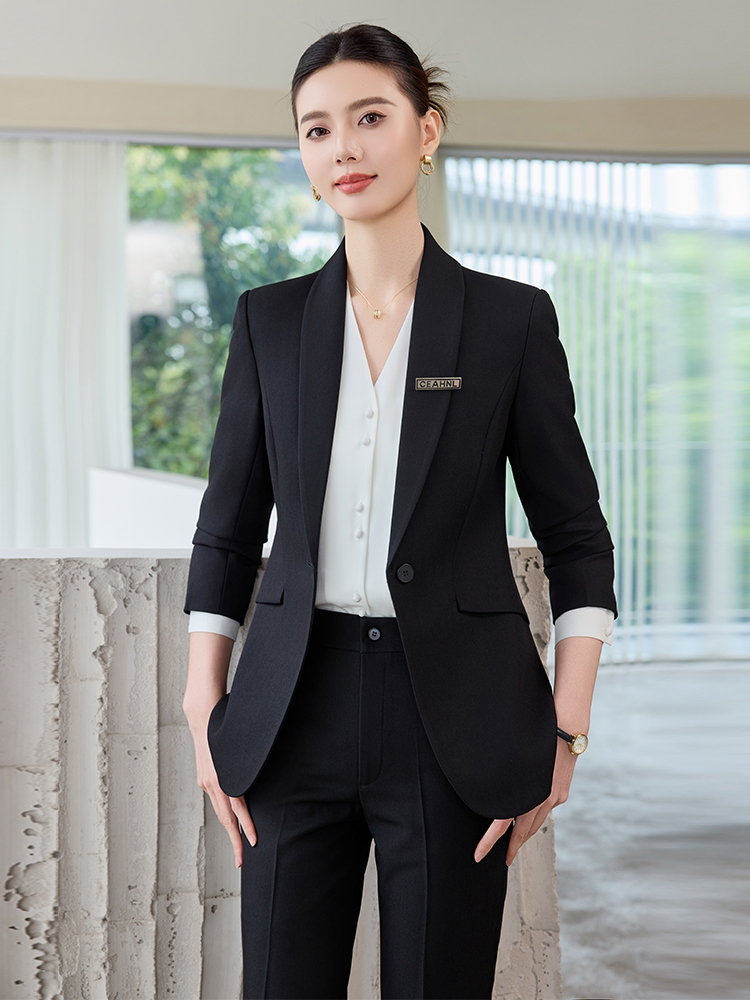 Setelan Jas Profesional Abu-ab - Women Formal Wear For Interview ulasan dan harga