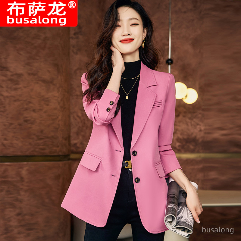 Jaket Blazer Musim Gugur Musim - Women Formal Wear For Interview ulasan dan harga