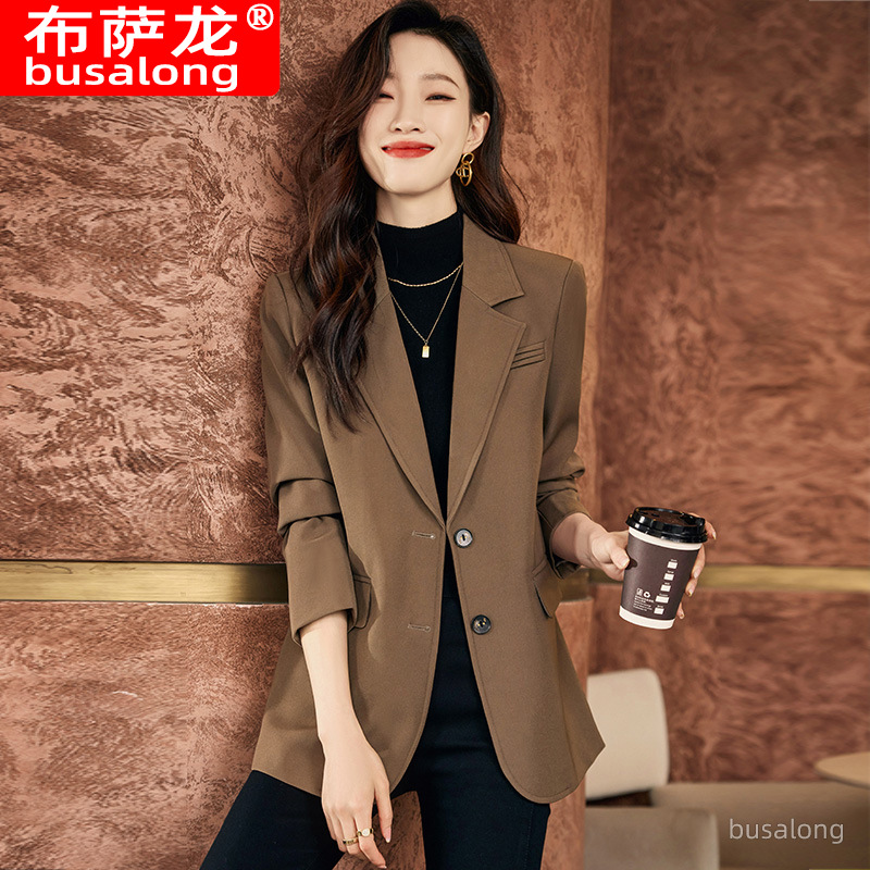 Jaket Blazer Musim Gugur Musim - Women Formal Wear For Interview ulasan dan harga