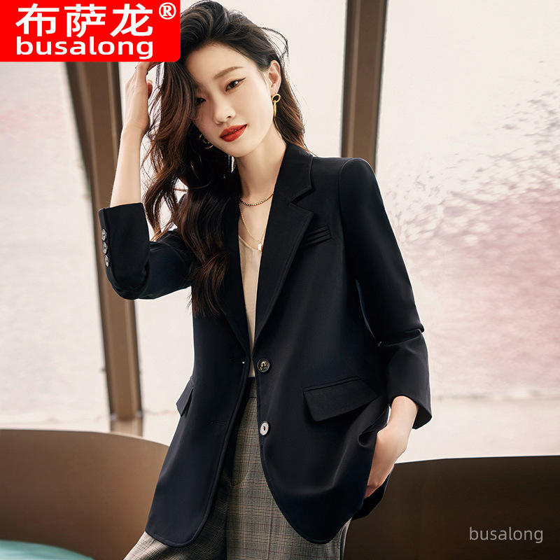 Jaket Blazer Musim Gugur Musim - Women Formal Wear For Interview ulasan dan harga