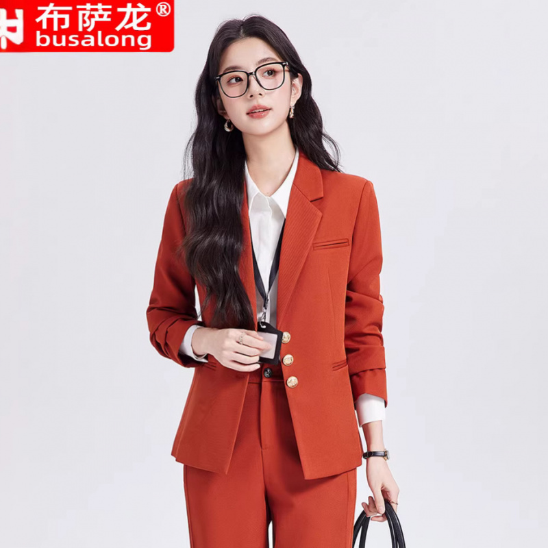 Setelan jas wanita khaki, kela - Women Formal Wear For Interview ulasan dan harga