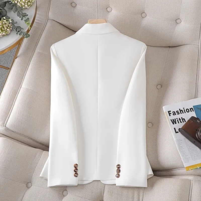 Blazer wanita lengan panjang,  - Women Formal Wear Black And White ulasan dan harga