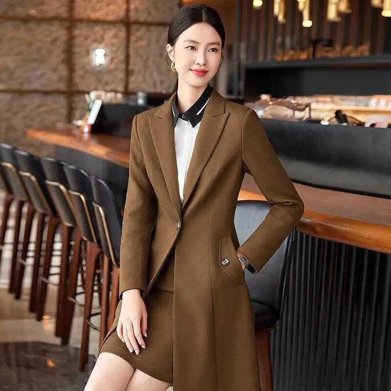 Jaket Panjang Gaya Formal Eleg - Women Formal Wear For Interview ulasan dan harga