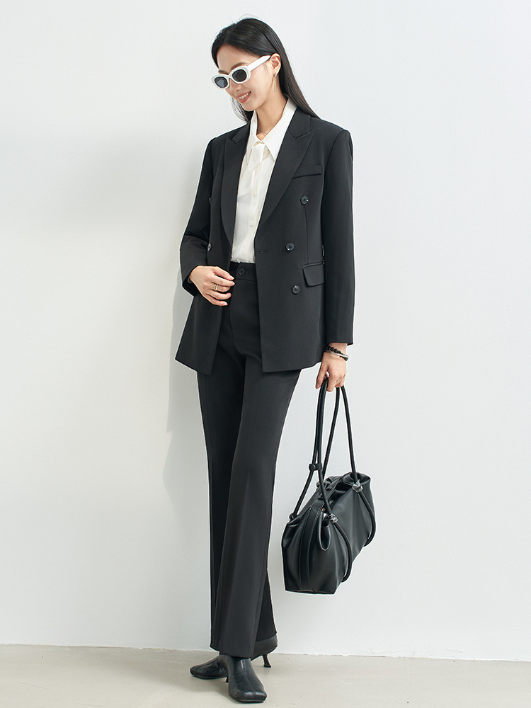 Setelan Rok Profesional Biru D - Women Formal Wear For Interview ulasan dan harga