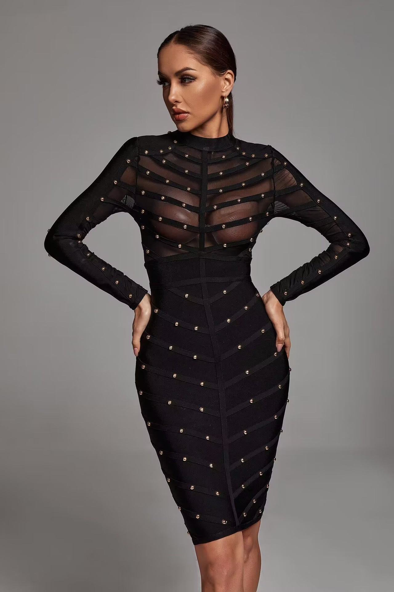 Gaun pesta koktail bergaya den - Women Formal Wear H&M ulasan dan harga