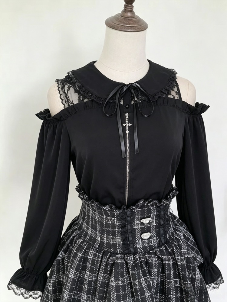 Blus JK Manis Wanita Jepang Ka - Women Formal Blouses For Evening Wear ulasan dan harga